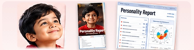 Personality Test — पोस्टरमधील रिपोर्ट आणि चित्र