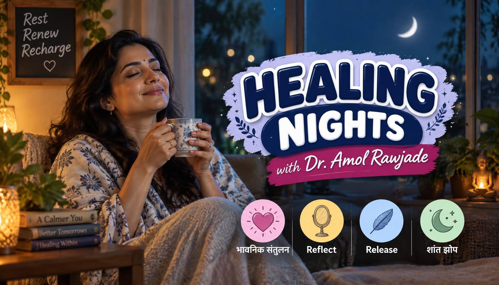 Healing Nights — शांत झोप. सखोल विश्रांती.